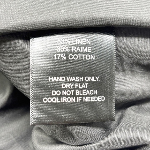 SIMPLY MILA Women’s Black Chalk Stripe Cowl Neck Dress Lagenlook USA Size XS - Picture 9 of 11